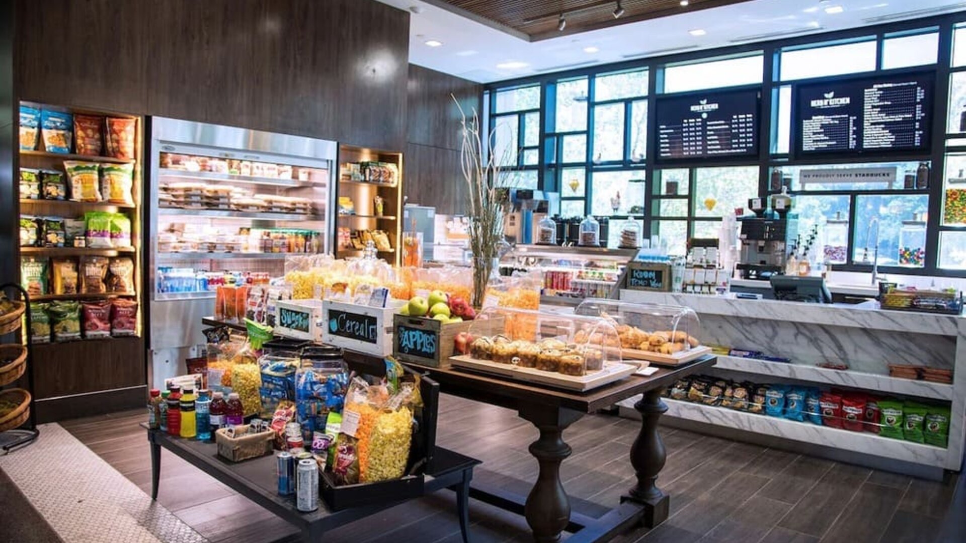 Breakfast available at Hilton Atlanta Airport.