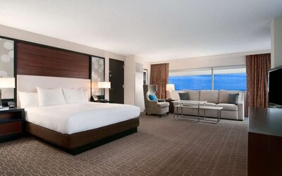 Day use room at Hilton Atlanta Airport.