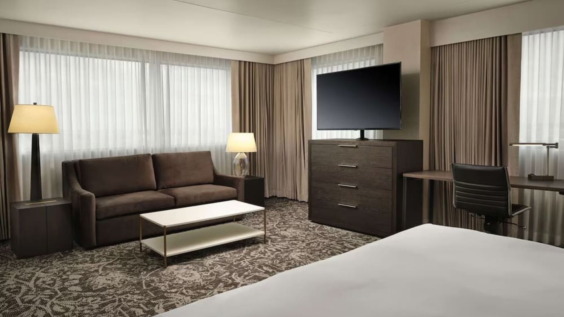 Day use room at Hilton Atlanta Airport.