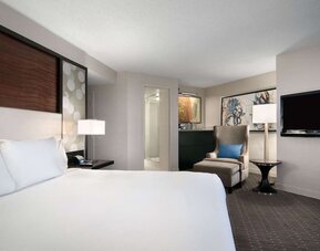 Day use room at Hilton Atlanta Airport.