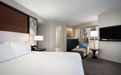 Day use room at Hilton Atlanta Airport.