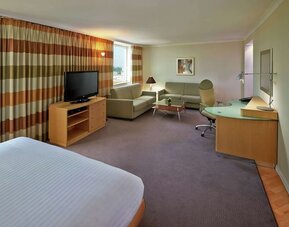 Day use room at Hilton Dusseldorf.