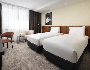 Day use room at Hilton Dusseldorf.