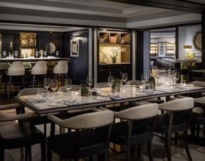 Hotel bar at Conrad Dublin.