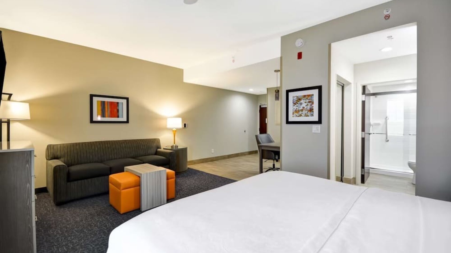 Day use room at Homewood Suites By Hilton Orlando Theme Parks.