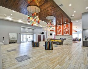 Reception hall at Homewood Suites By Hilton Orlando Theme Parks.
