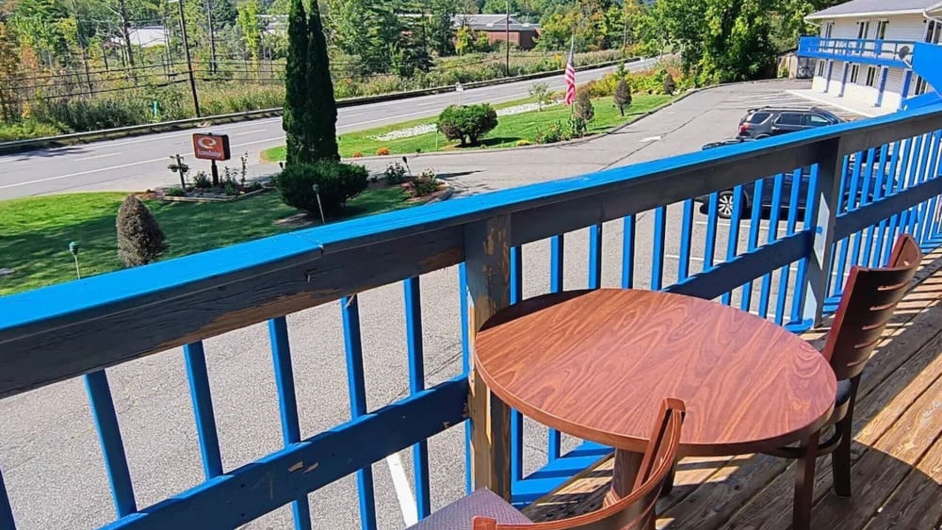 Balcony at Econo Lodge Lee - Great Barrington.