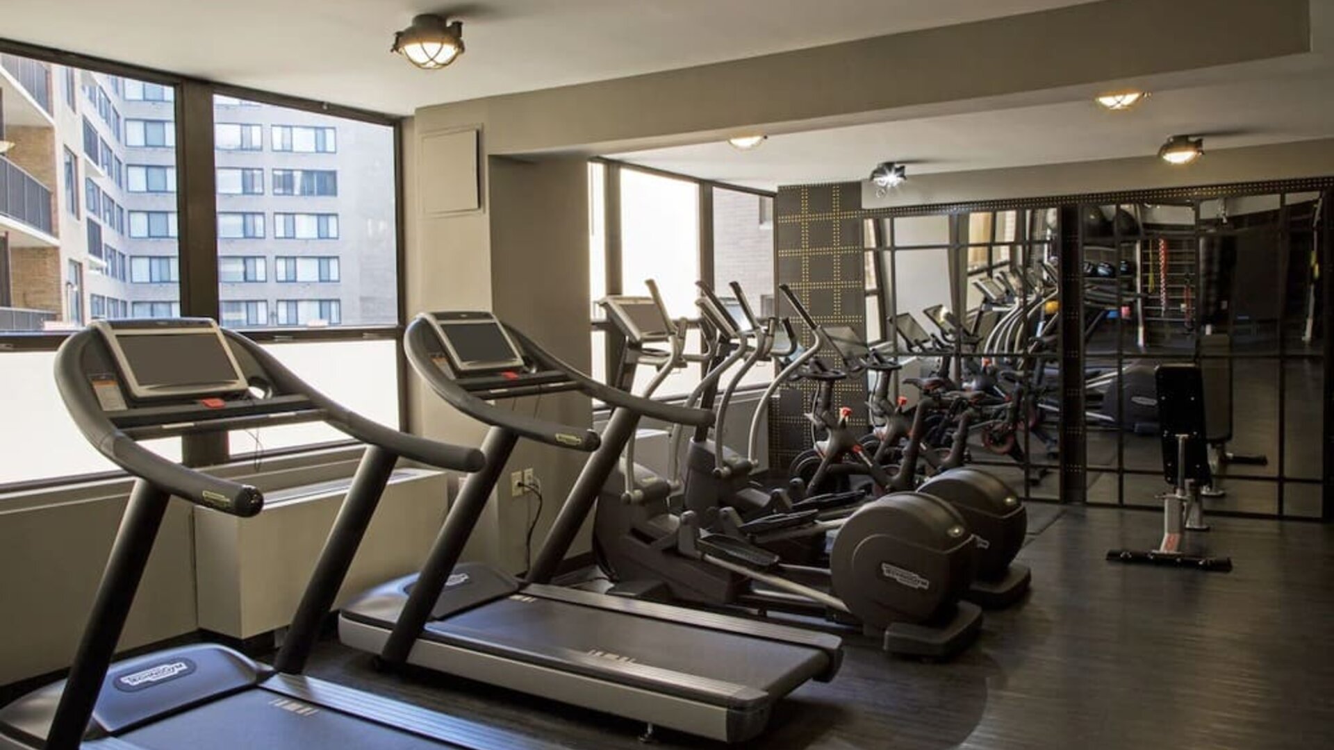 Fitness center at Eurostars St. Gregory.