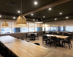 Dining room at DoubleTree By Hilton Calgary North.