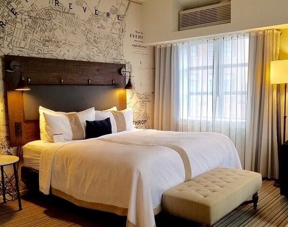 Day use room at Envision Hotel Boston-Everett.