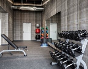 Gym at Envision Hotel Boston-Everett.