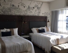 Day use room at Envision Hotel Boston-Everett.