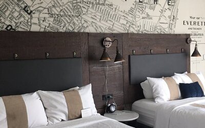 Day use room at Envision Hotel Boston-Everett.