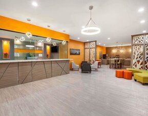 Reception at Baymont By Wyndham Houston Hobby Airport.