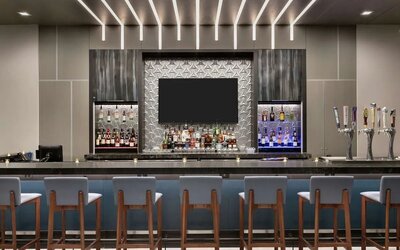 Hotel bar at Embassy Suites By Hilton Atlanta Midtown.