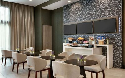 Restaurant at Embassy Suites By Hilton Atlanta Midtown.