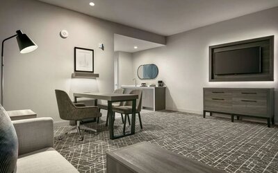 Day use room at Embassy Suites By Hilton Atlanta Midtown.