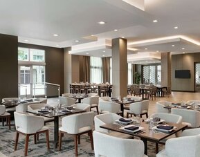 Restaurant at Embassy Suites By Hilton Atlanta Midtown.