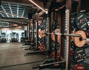 Fitness center at Motto By Hilton Rotterdam Blaak.