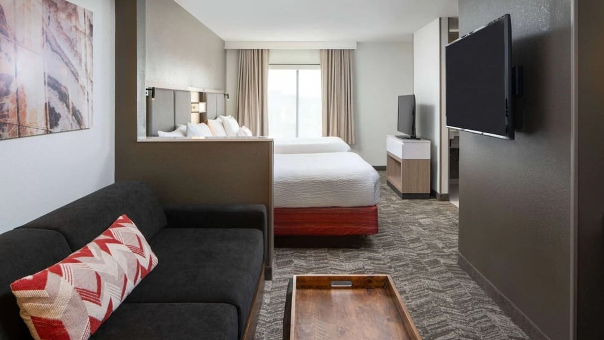 Day use room at Sonesta Select Nashville Airport Suites.