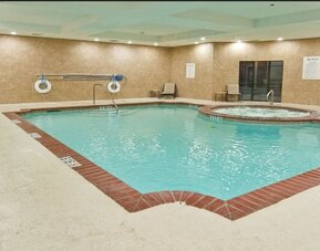 Indoor pool at Wyndham Lake Charles.