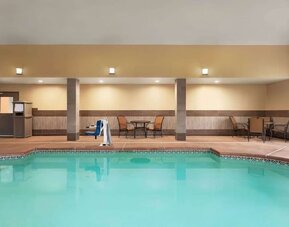 Indoor pool at La Quinta Inn & Suites By Wyndham Lackawanna.
