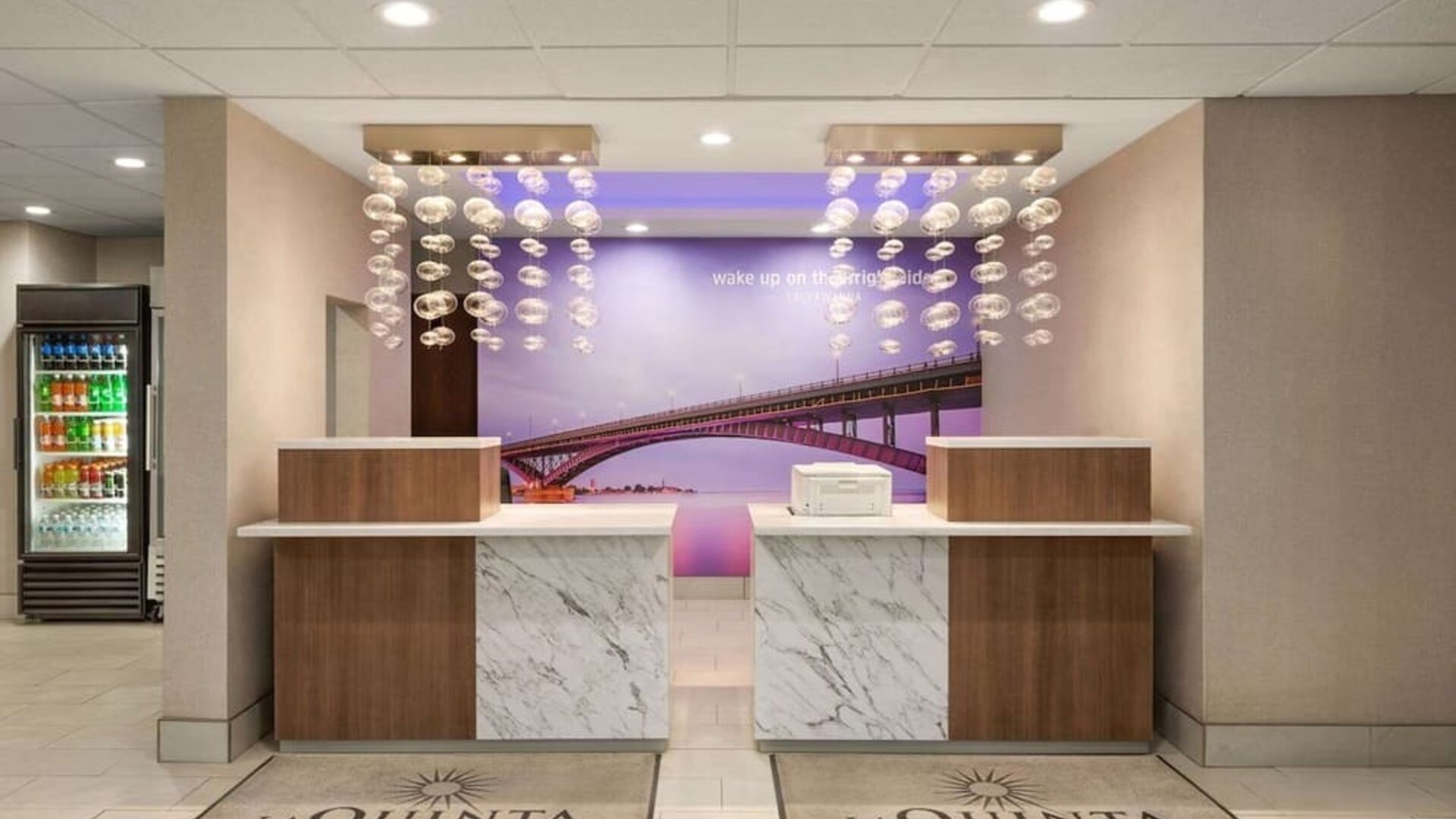 Front Desk at La Quinta Inn & Suites By Wyndham Lackawanna.