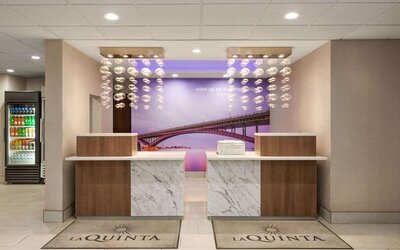 Front Desk at La Quinta Inn & Suites By Wyndham Lackawanna.