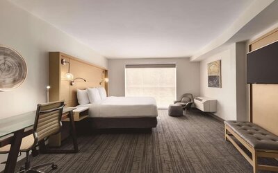 Day use room at Radisson Hotel Atlanta Airport.