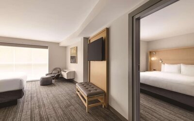 Day use room at Radisson Hotel Atlanta Airport.