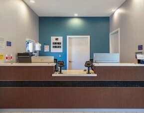 Reception desk at Best Western Country Inn Temecula.
