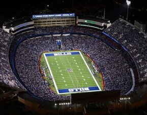 Local landmark at Stadium View Inn.