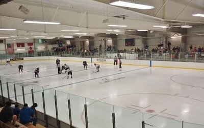 Local landmark at Stadium View Inn.