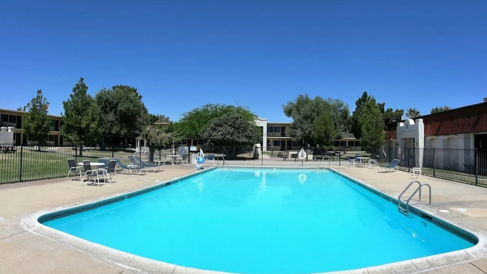 Outdoor pool at Quality Inn On Historic Route 66.