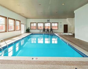 Indoor pool at Quality Inn & Suites Vernon.