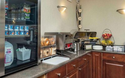 Breakfast available at Quality Inn & Suites Vernon.