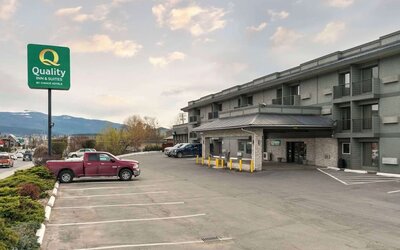 Parking available at Quality Inn & Suites Vernon.