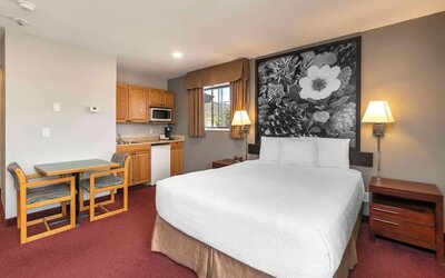 Day use room at Quality Inn & Suites Vernon.