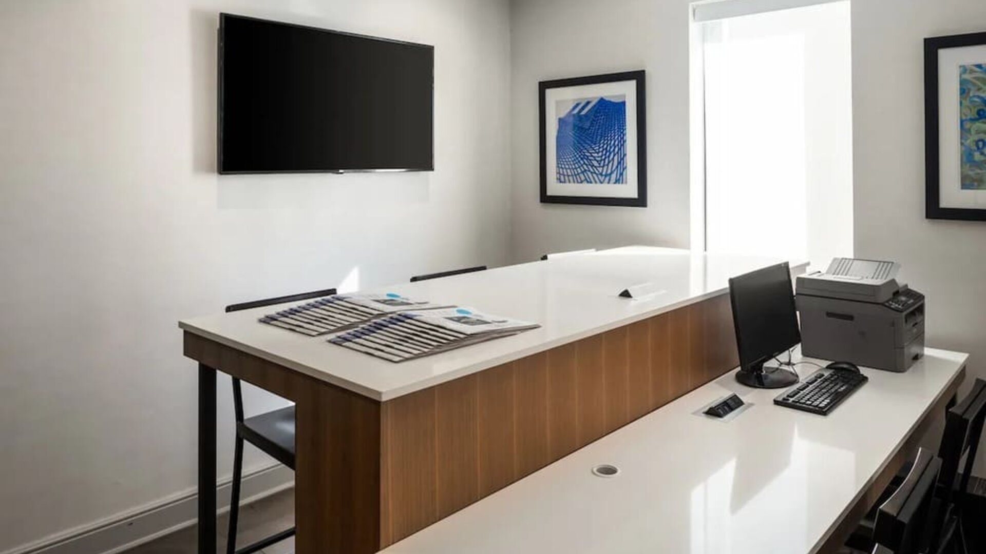 Business center at Holiday Inn Express Atlanta Airport - College Park By IHG.