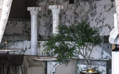 Dining area at Olive Boutique Hotel.