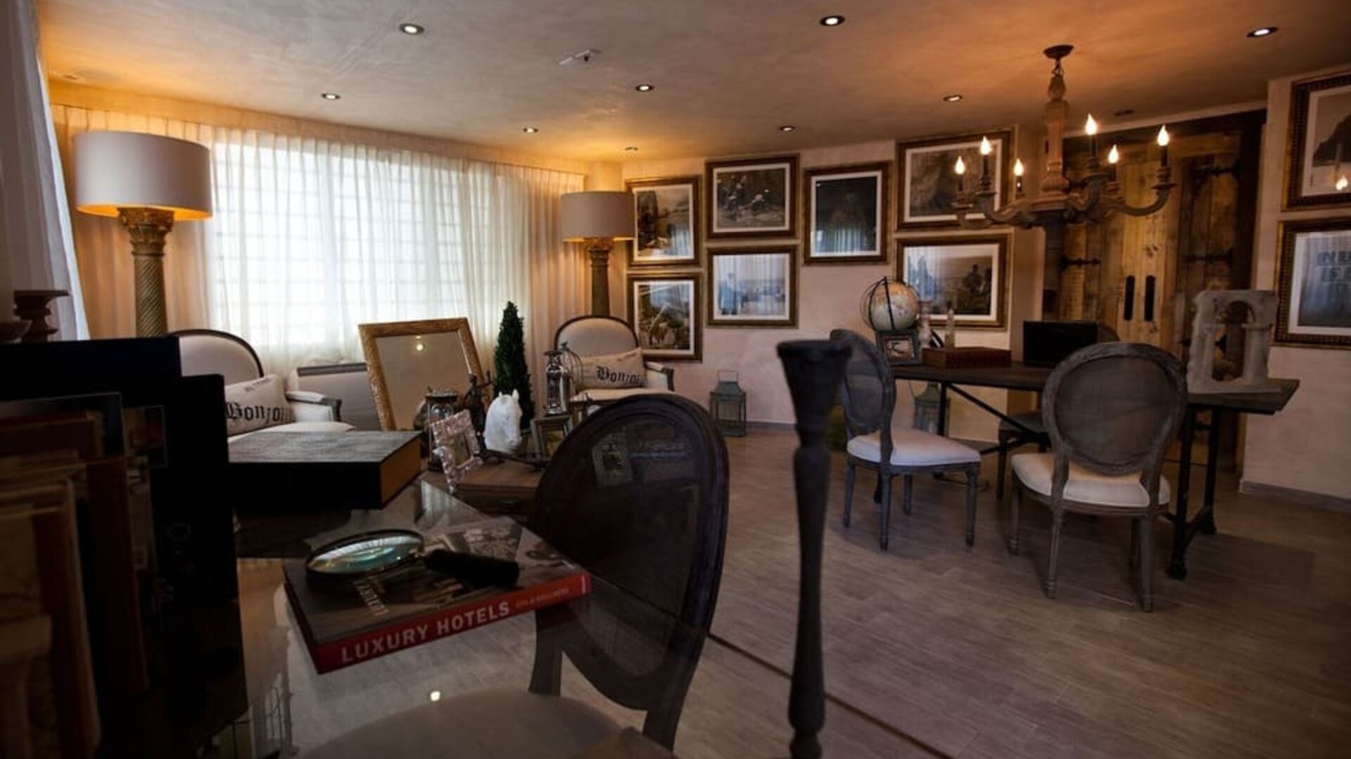 Dining area at Olive Boutique Hotel.