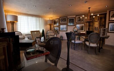 Dining area at Olive Boutique Hotel.