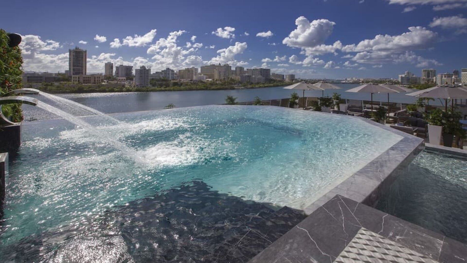 Outdoor pool at O:LV HOTEL.