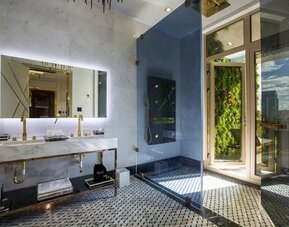 Private bathroom at O:LV HOTEL.