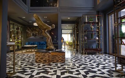 Reception hall at O:LV HOTEL.