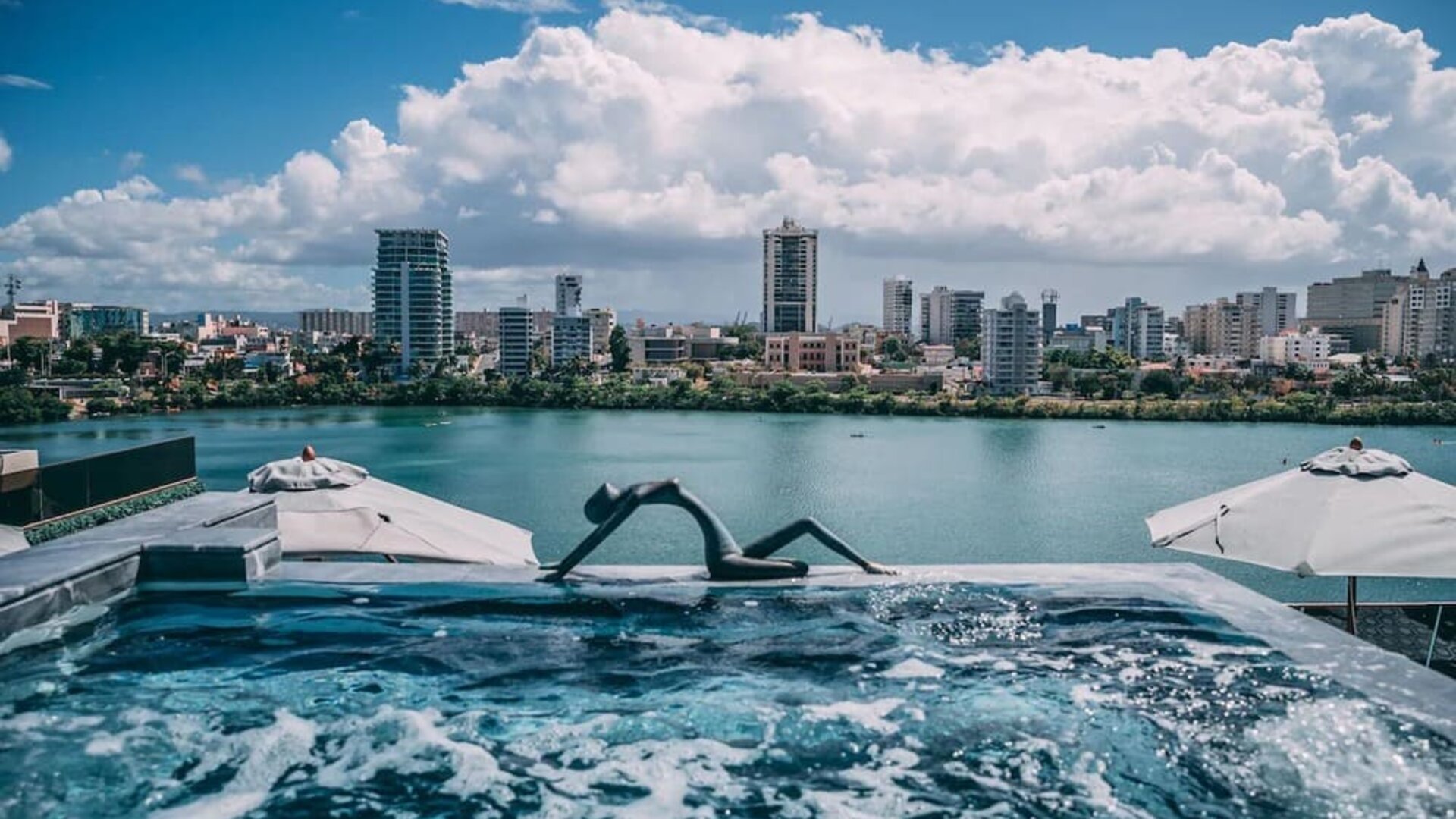 Outdoor pool at O:LV HOTEL.