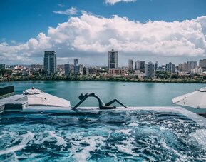Outdoor pool at O:LV HOTEL.