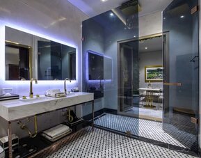 Private bathroom at O:LV HOTEL.