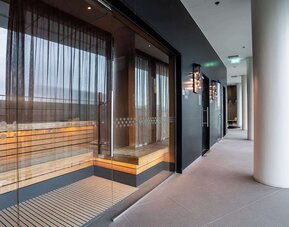 Steam room available at Hilton Amsterdam Airport Schiphol.