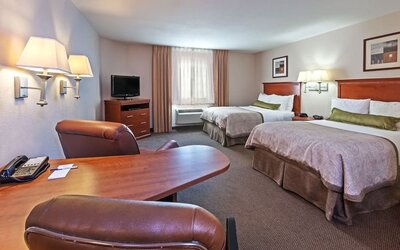 Day use room at Candlewood Suites Pearland-Houston South.